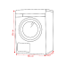 SAMSUNG WW11DB7B94GBU3 Bespoke 7000-serie -  Wasmachine Voorlader - 11 kg - 1400 rpm - 72 dB - automatisch doseren
