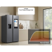SAMSUNG  RS80F66KBFEF -  Amerikaanse koelkast - breedte 91.2 cm - hoogte 178.4 cm - inhoud 634 l - NoFrost