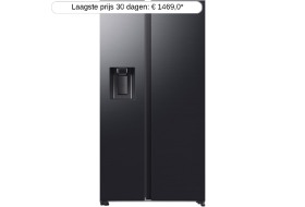 SAMSUNG  RS70F66KCFEF -  Amerikaanse koelkast - breedte 91.2 cm - hoogte 178.4 cm - inhoud 634 l - NoFrost