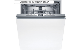 BOSCH SMV4EVX00E Efficient Dry Inbouwvaatwasser - Volledig geïntegreerd - 14 couverts - 44 dB(A) - Nisbreedte 60.8 cm