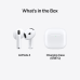 APPLE AirPods 4 + Oplaadcase MXP63ZM/A In-ear Draadloze oordopjes Wit