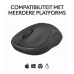 LOGITECH M240 Stille Bluetooth Muis Draadloos - Grijs