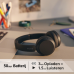 SONY WHCH520B.CE7 On-ear Draadloze hoofdtelefoon Zwart