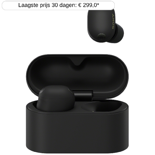 SONY WF-1000XM6 In-ear Draadloze oordopjes Zwart
