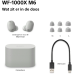 SONY WF-1000XM6 In-ear Draadloze oordopjes Zilver
