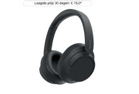 SONY WH-CH720N Over-ear Bedrade hoofdtelefoon met Ruisonderdrukking Zwart