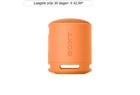 SONY SRS-XB100 Oranje