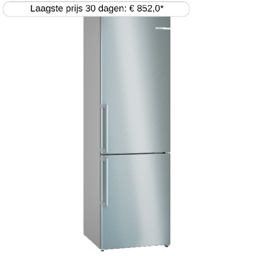 BOSCH  KGN39VICT -  Koel-vriescombinatie - breedte 60 cm - hoogte 203 cm - inhoud 363 l - NoFrost
