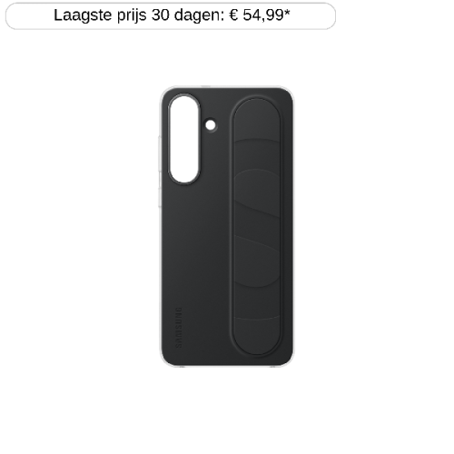 SAMSUNG Standing Grip Telefoonhoesje voor Samsung Galaxy S25 FE Zwart