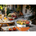 FRITEL A501 Charcoal & Electric BBQ 2 in 1 Elektrische barbecue Oranje