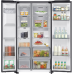 SAMSUNG  RS70F66KCFEF -  Amerikaanse koelkast - breedte 91.2 cm - hoogte 178.4 cm - inhoud 634 l - NoFrost