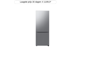 SAMSUNG  RB53DG706AS9EF -  Koel-vriescombinatie - breedte 75.9 cm - hoogte 203 cm - inhoud 538 l - NoFrost