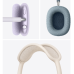 APPLE AirPods Max MWW53ZM/A Over-ear Draadloze hoofdtelefoon met Noise-cancelling Sterrenlicht