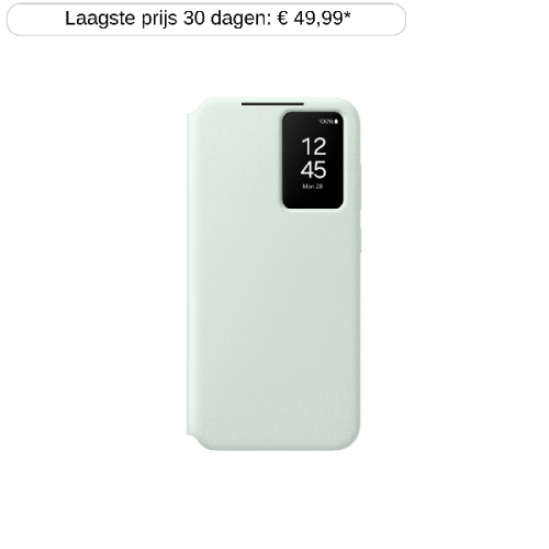 SAMSUNG Smart View Wallet Case Telefoonhoesje voor Samsung S24 FE Groen