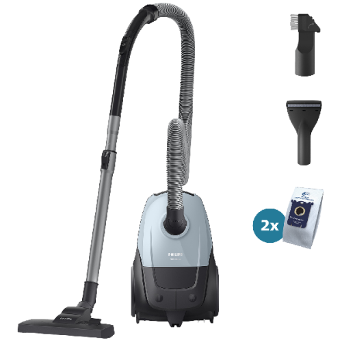 PHILIPS 1000-serie XD1142/10 Stofzuiger met zak Lichtblauw
