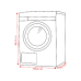SIEMENS WM14N206NL VarioSpeed -  Wasmachine Voorlader - 8 kg - 1400 rpm - 72 dB