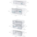 SIEMENS KI86NVFE0 hyperFresh - Inbouw Koel-vriescombinatie - NoFrost - Nishoogte 177.5 cm