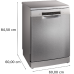BOSCH SMS4EVI00E Vaatwasser - Vrijstaand - 14 couverts - 44 dB(A)