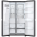 LG GSLE91EVAB - Amerikaanse koelkast - breedte 91.3 cm - hoogte 179 cm - NoFrost Koelkast Dark Grey