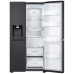 LG GSLE91EVAB - Amerikaanse koelkast - breedte 91.3 cm - hoogte 179 cm - NoFrost Koelkast Dark Grey