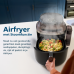 PHILIPS  Airfryer 5000-serie Met Stoomfunctie - NA543/00 – SteamClean - SteamFry - 7,2 L - Tot 6 Personen - Heteluchtfriteuse met stoomfunctie - Zwart