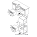 ETNA CM244RVS -  inbouw Combimagnetron - nishoogte 45 cm - 900 W - Inhoud 44 l