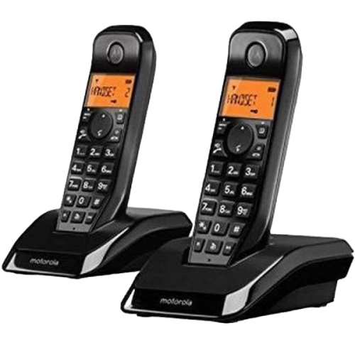 MOTOROLA S1202 Duo Zwart/Zwart Huistelefoon