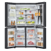 LG  GMG960EVEE InstaView -  Amerikaanse koelkast - breedte 91.4 cm - hoogte 179.2 cm - inhoud 638 l - NoFrost