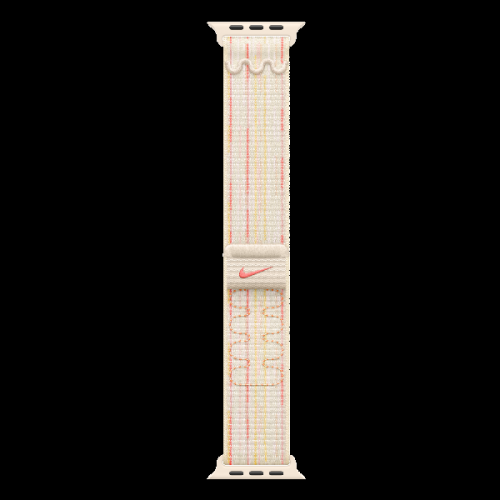 APPLE 40mm Nike Sport Loop Smartwatch-band Sterrenlicht/Roze