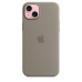 APPLE iPhone 15 Plus Siliconenhoesje met MagSafe - Klei