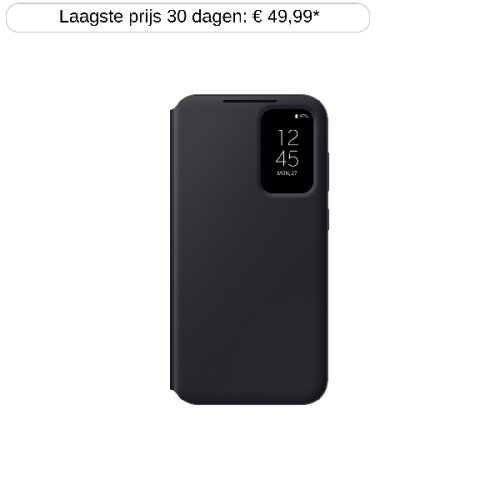 SAMSUNG Galaxy S23 FE Smart View Wallet Case Zwart
