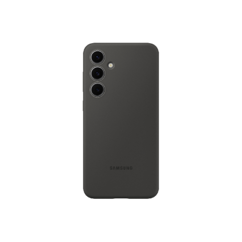SAMSUNG Silicone Case Telefoonhoesje voor Samsung S24 FE Zwart