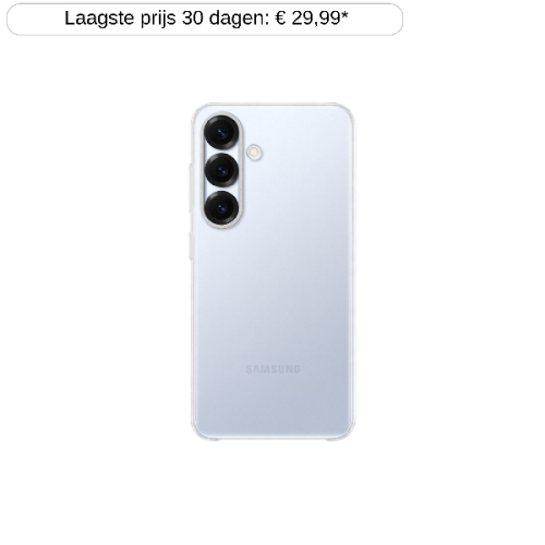 SAMSUNG Clear Telefoonhoesje voor Samsung Galaxy S25 Transparant
