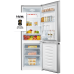 ETNA  KCV343RVS -  Koel-vriescombinatie - breedte 49.5 cm - hoogte 143 cm - inhoud 175 l
