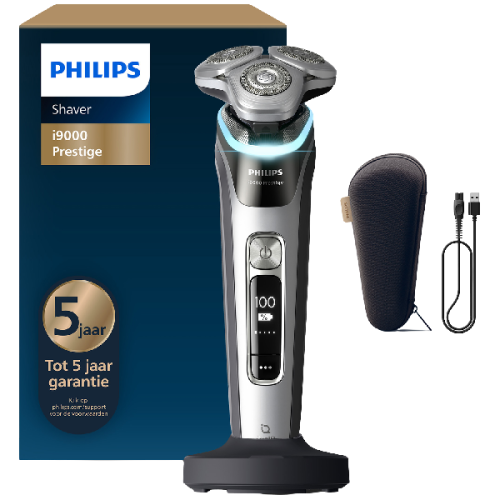 PHILIPS Shaver i9000 Prestige Wet&Dry  XP9204/10 Scheerapparaat Zilver