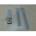 GARMIN Siliconen polsband, 18MM, Snelsluiting, french grey, met goudkleurige gesp Horlogebandje Grijs