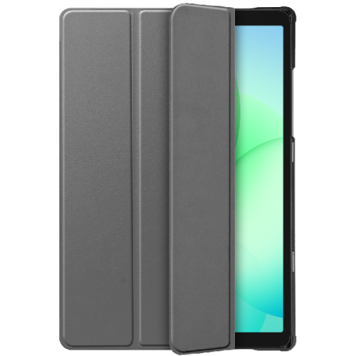 JUST IN CASE TriFold Smart Book Case Tablet Cover Beschermhoes  Grijs