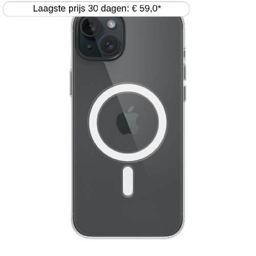 APPLE iPhone 15 Plus Doorzichtig hoesje met MagSafe