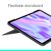 LOGITECH Combo Touch iPad Pro 13" (M4 en M5)(2024 en 2025) Keyboard Case – Comfortabel typen, meerdere gebruiksmodi - Grijs, UK indeling Beschermhoes + Toetsenbord