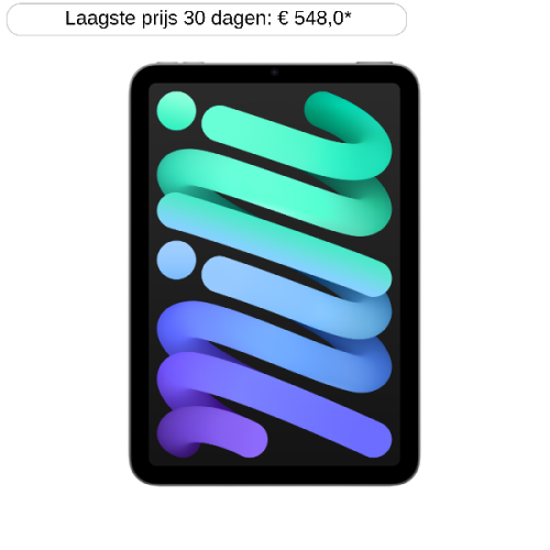 APPLE iPad Mini (2024) Wifi - 128 GB - Spacegrijs