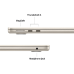 APPLE MacBook Air (2026) - 13 inch - M5 (10C CPU/8C GPU) - 16 GB - 512 GB - Starlight