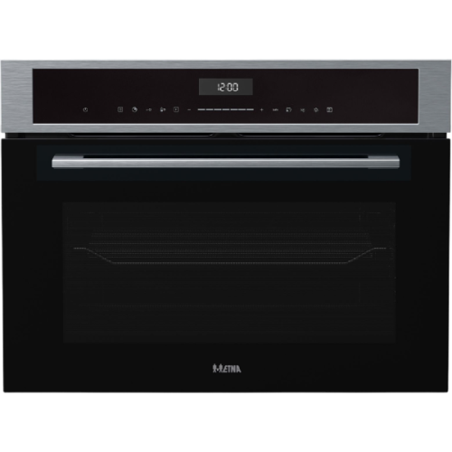 ETNA CM250RVS -  inbouw Combimagnetron - nishoogte 45 cm - 800 W - Inhoud 50 l