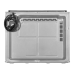 ETNA CM250RVS -  inbouw Combimagnetron - nishoogte 45 cm - 800 W - Inhoud 50 l