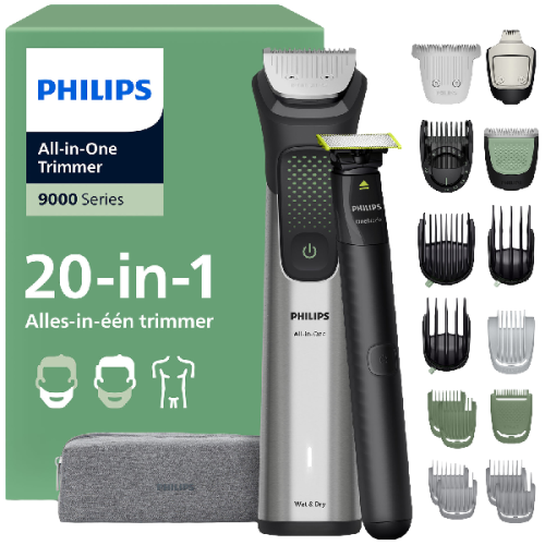 PHILIPS MG9557/15 Series 9000 Multigroom Grijs