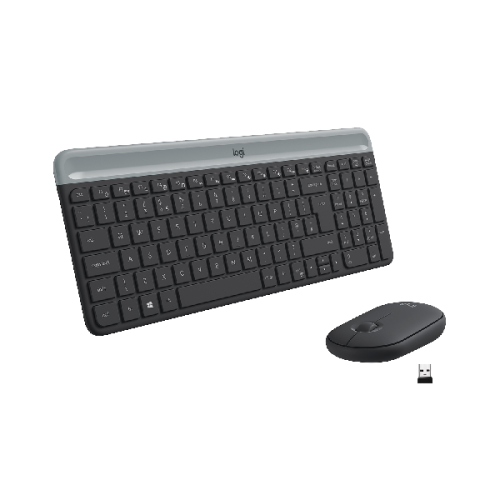 LOGITECH MK470 Slim Combo Grijs