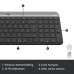 LOGITECH MK470 Slim Combo Grijs