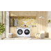 SAMSUNG DV90DG6845LKU3 - Warmtepompdroger - 9 kg - 64 dB - Energielabel A Warmtepompdroger
