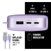 FRESH 'N REBEL 24000 mAh USB-C 20W Powerbank Dreamy Lilac