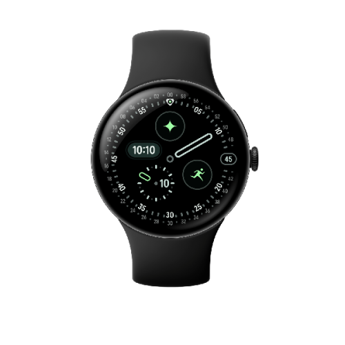 GOOGLE Pixel Watch 4 45MM Smartwatch Obsidian