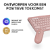 LOGITECH Pebble 2 Combo Roze -  Draadloos Toetsenbord en Muis